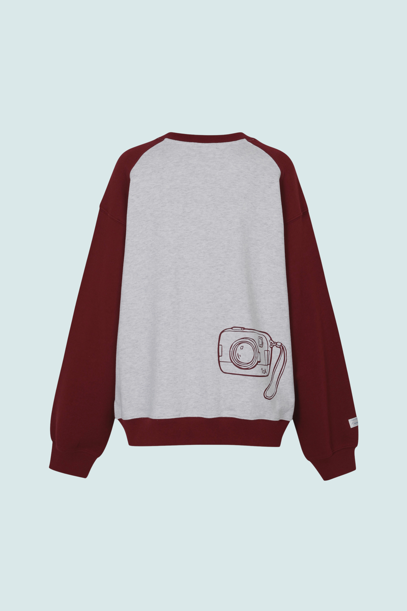 MOMENT REGLAN OVER SWEATSHIRTS (WINE RED)