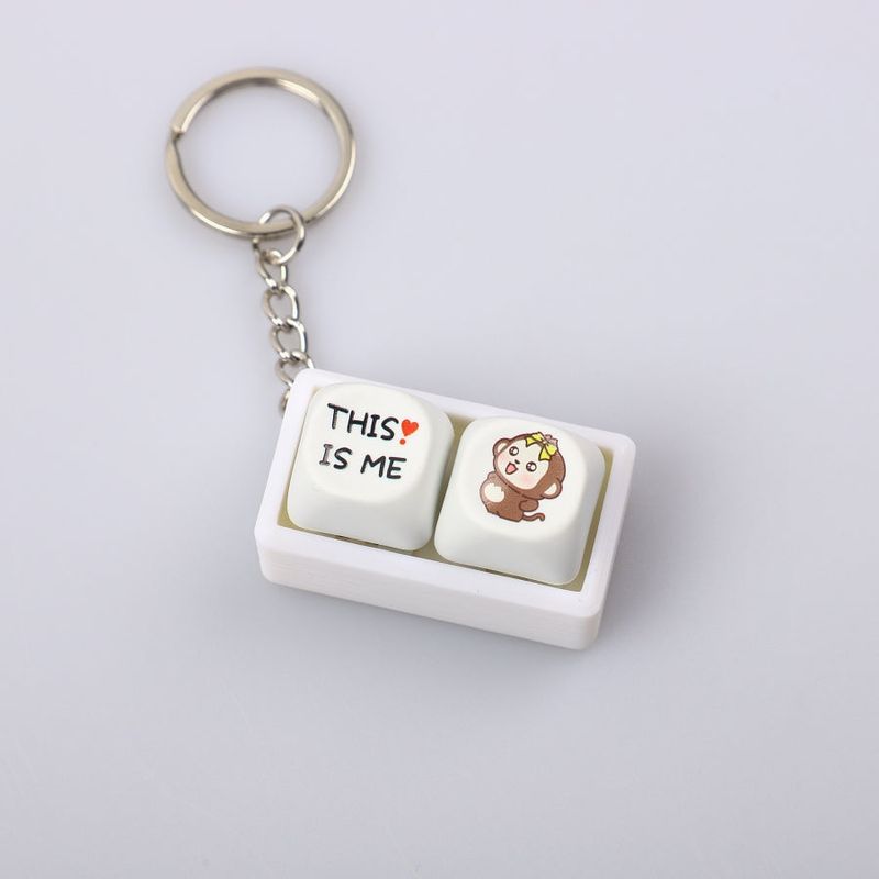 THIS IS ME Fidget Keycap Keychain