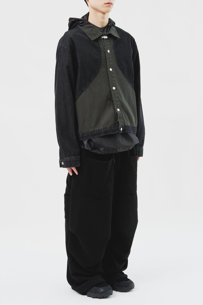 Moss Color Denim Jacket (2color)