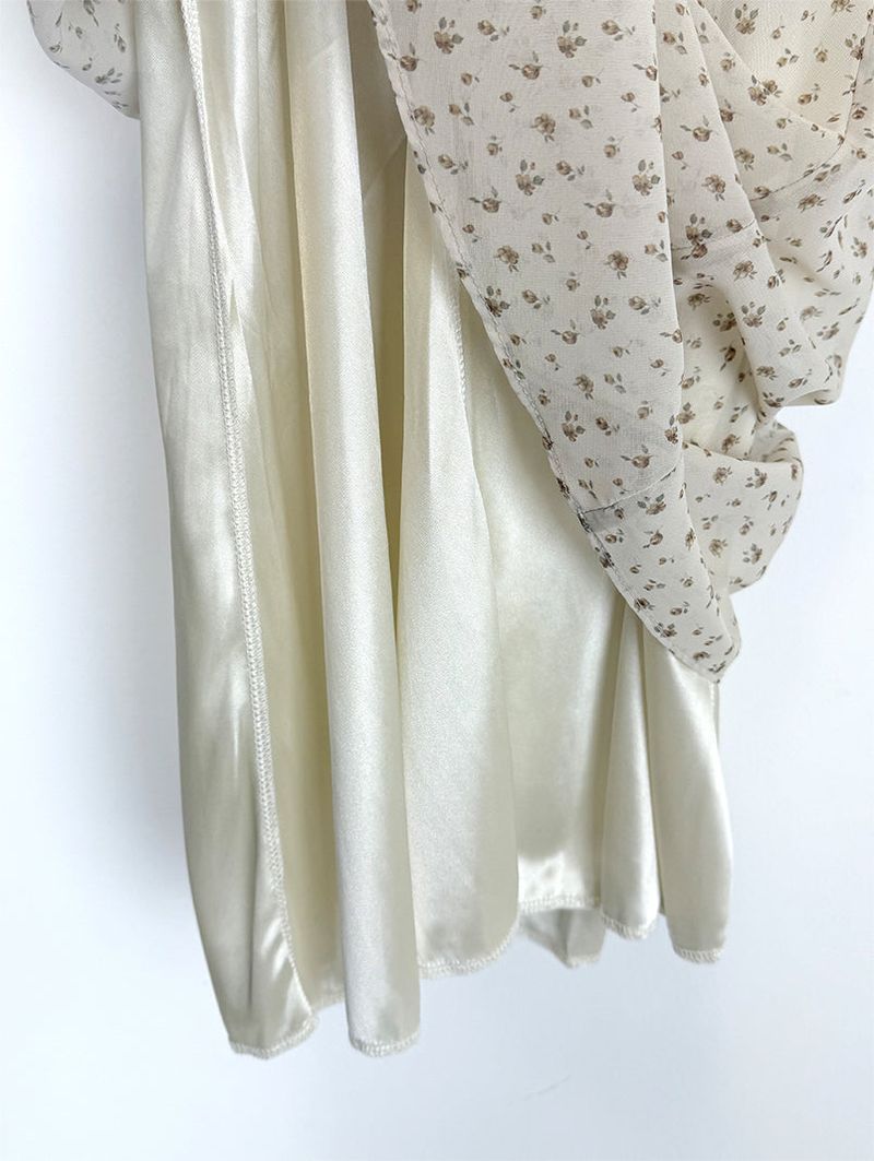 VINTAGE FLOWER FLARE DRESS (2C)