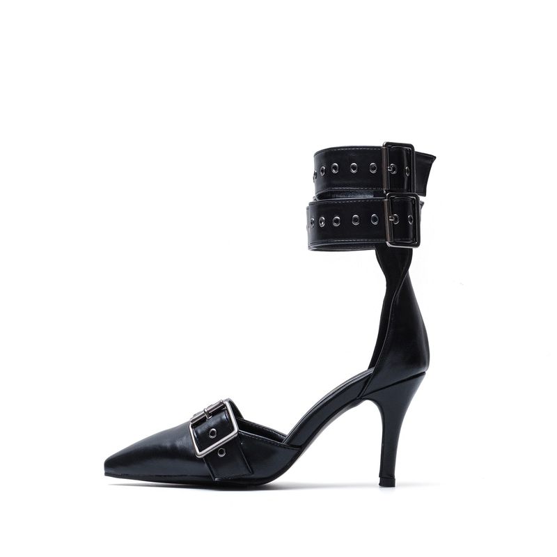 SSIMEEZ（シミズ）の「Buckle Point Stiletto Heel(Black)（Shoes）」