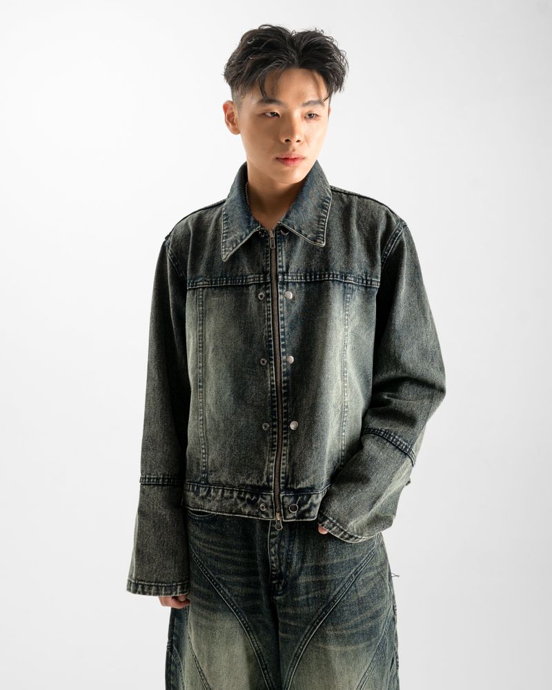catha（カタ）の「Line Up Multiway Jacket Snow Wash（Jackets/Outerwear）」