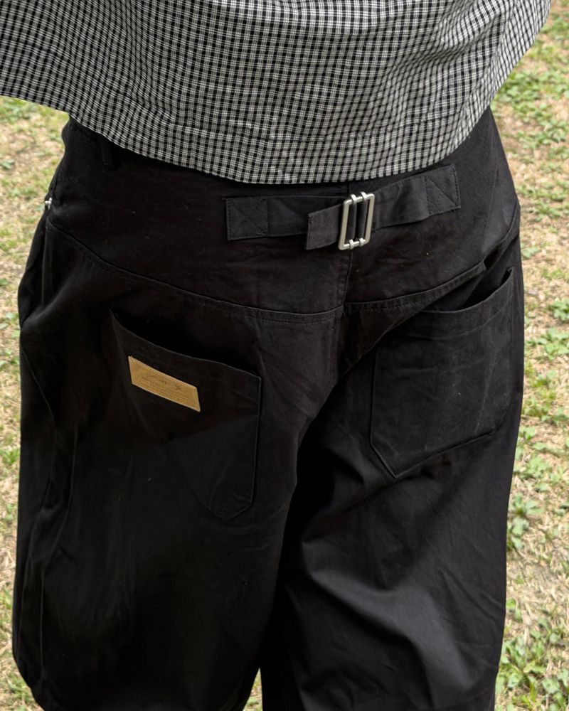 Varon Patch Strap Bermuda Pants