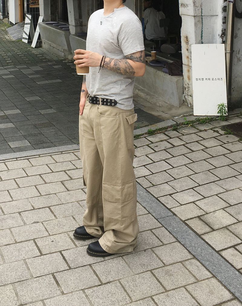 No.1770 B washed cago PT (3color)