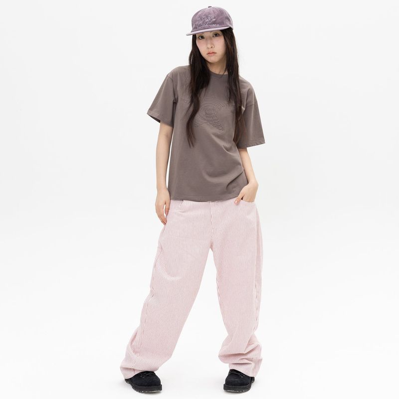 Twister Stitch Tee - Brown