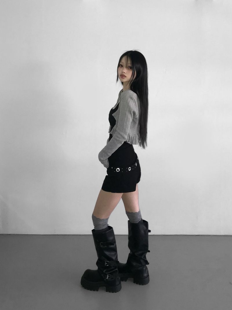 1733 back slop shorts(2 color)