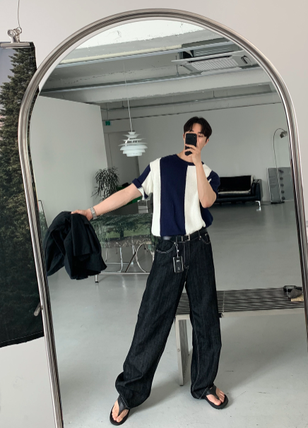Eden 512 Ice Linen Wide Denim