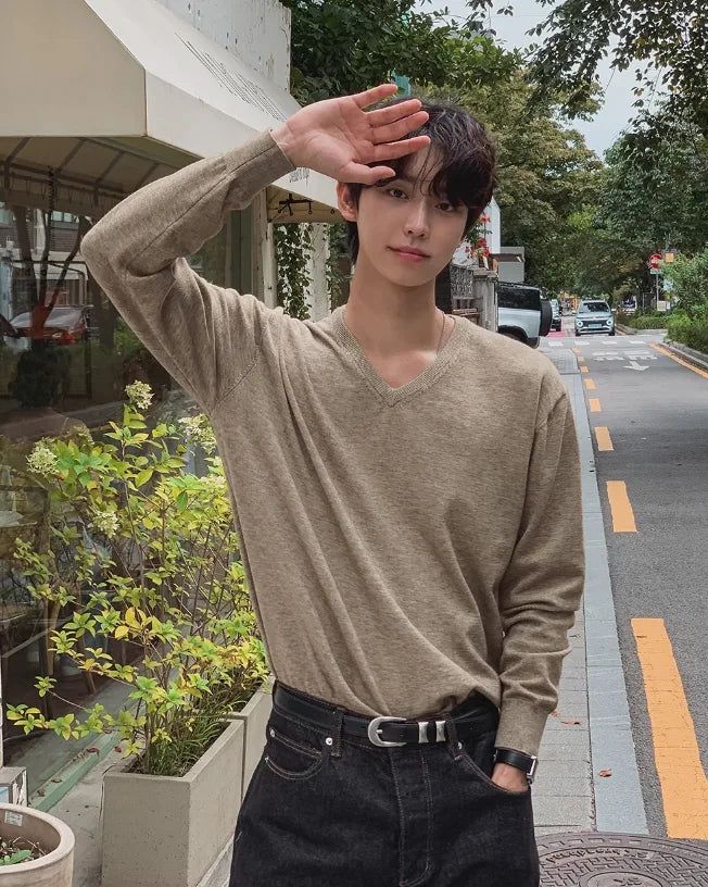 Lovent Basic V-neck Knit