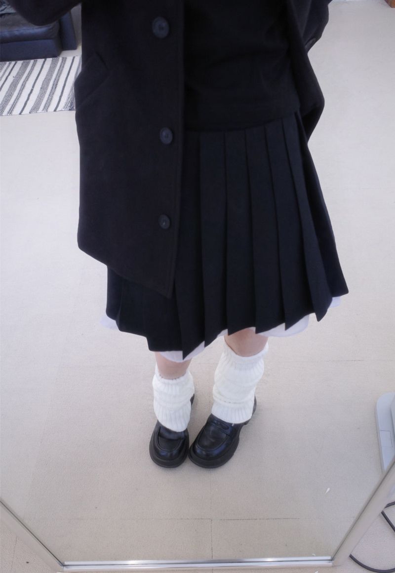[MD PICK] Mike Layered Pleats Midi Skirt