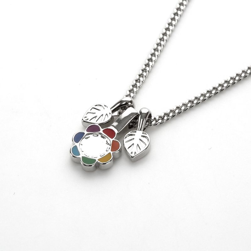 Rainbow Flower Necklace