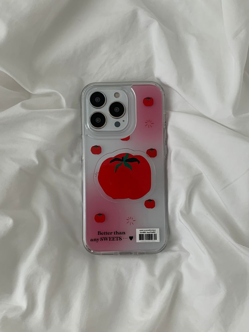 secondboutique（セカンドブティック）の「[MADE] acrylic Tok Fruit Fruit tok_Tomato acrylic tok_Maxafe type smart talk（Smartphone Accessories）」