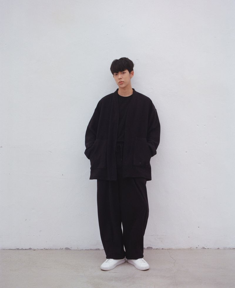 WARM-FLEECE BALLOON PANTS (Black)