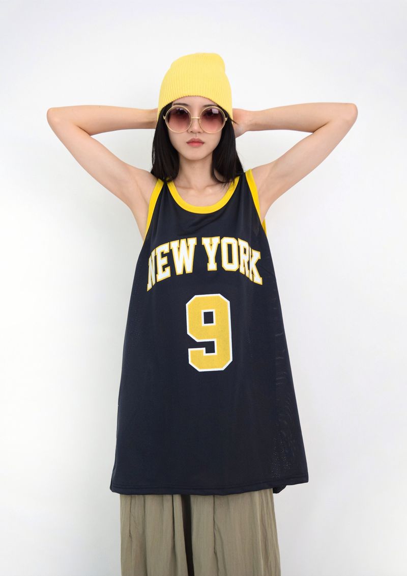 (UINISEX)Oversized New York Tank Top