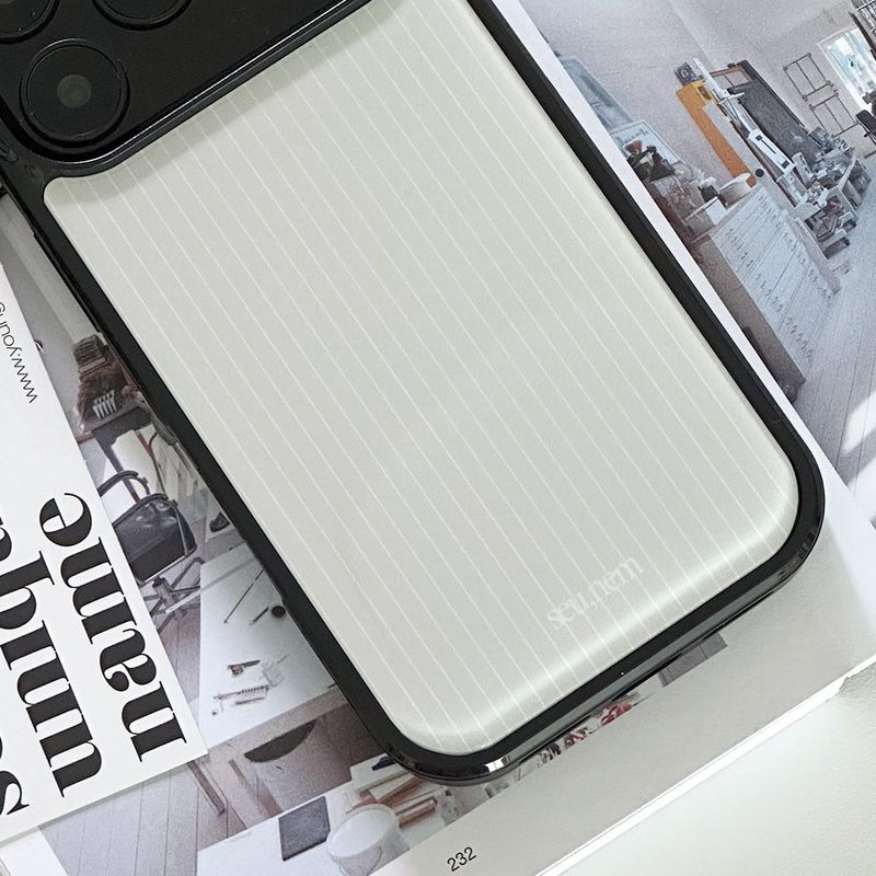 SUN CASE GRAPHIC STRIPE GRAY