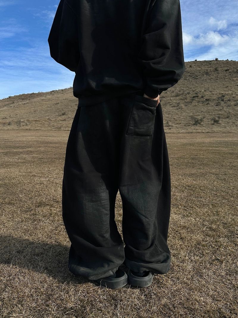[SET] Onyx Coated Basic Sweatpants