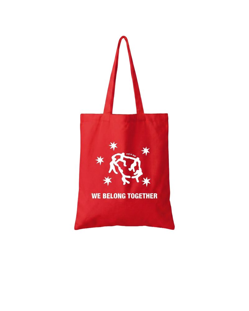 TOGETHER MOLESKIN TOTE BAG