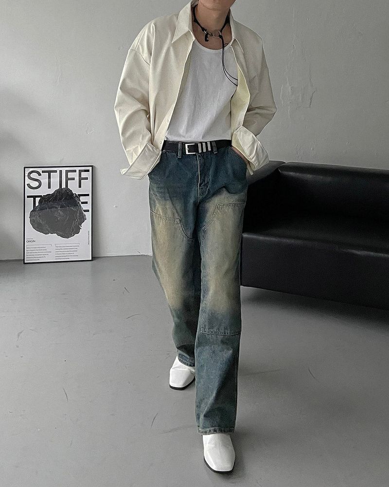 TR2461 Carpenter Tin Denim (S ~ L)