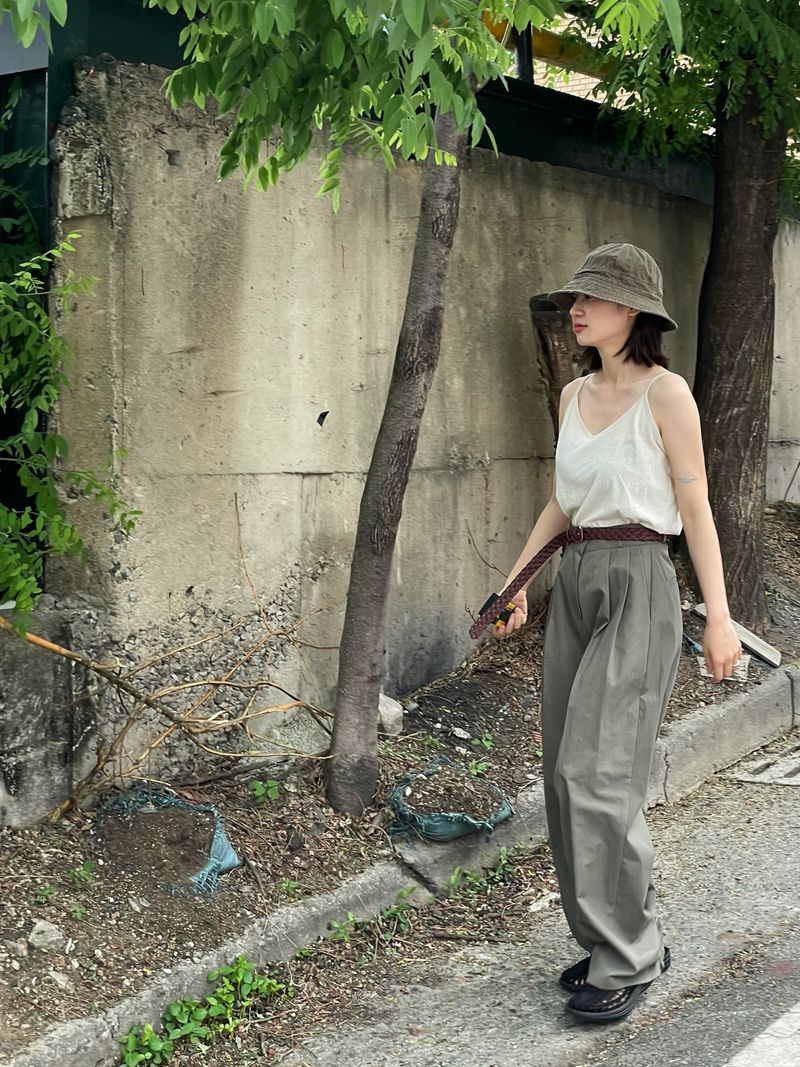 Pintuck u.s army pants
