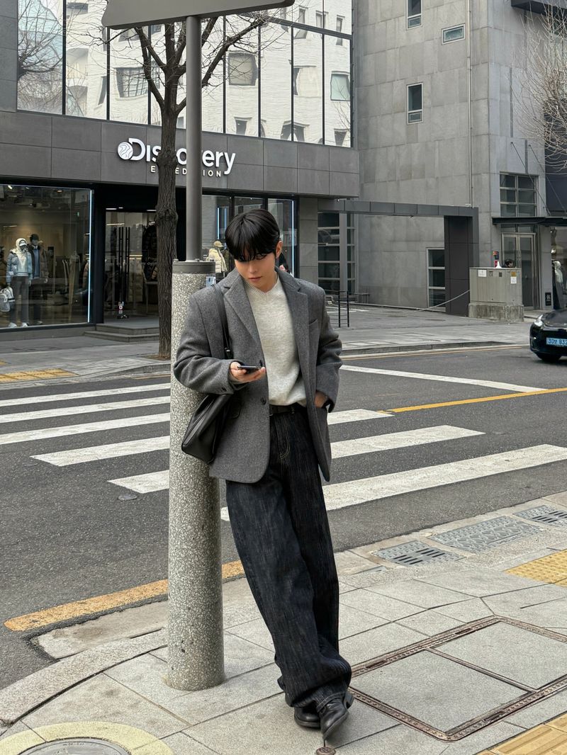 Duns wool blazer jacket