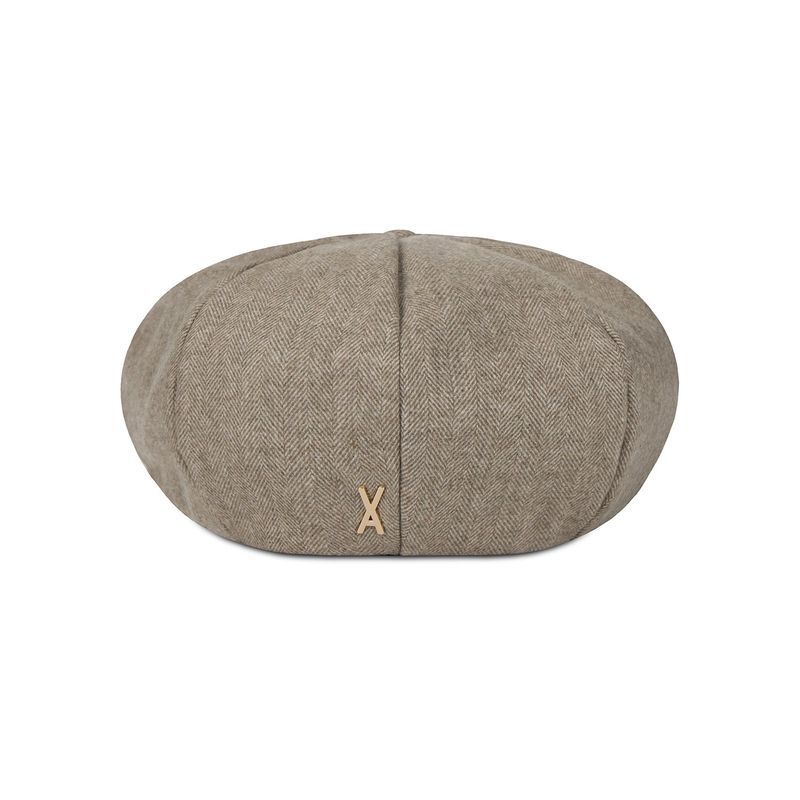 VA Stud Octagon Wool Beret / Beige