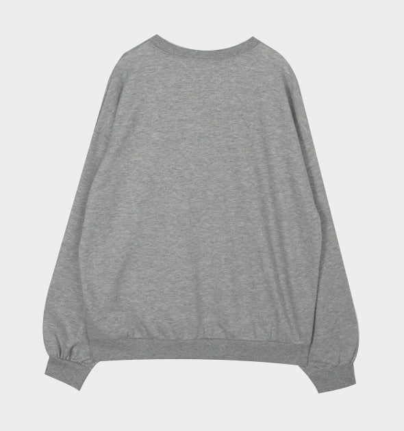 Checker Heart Overfit Sweatshirt