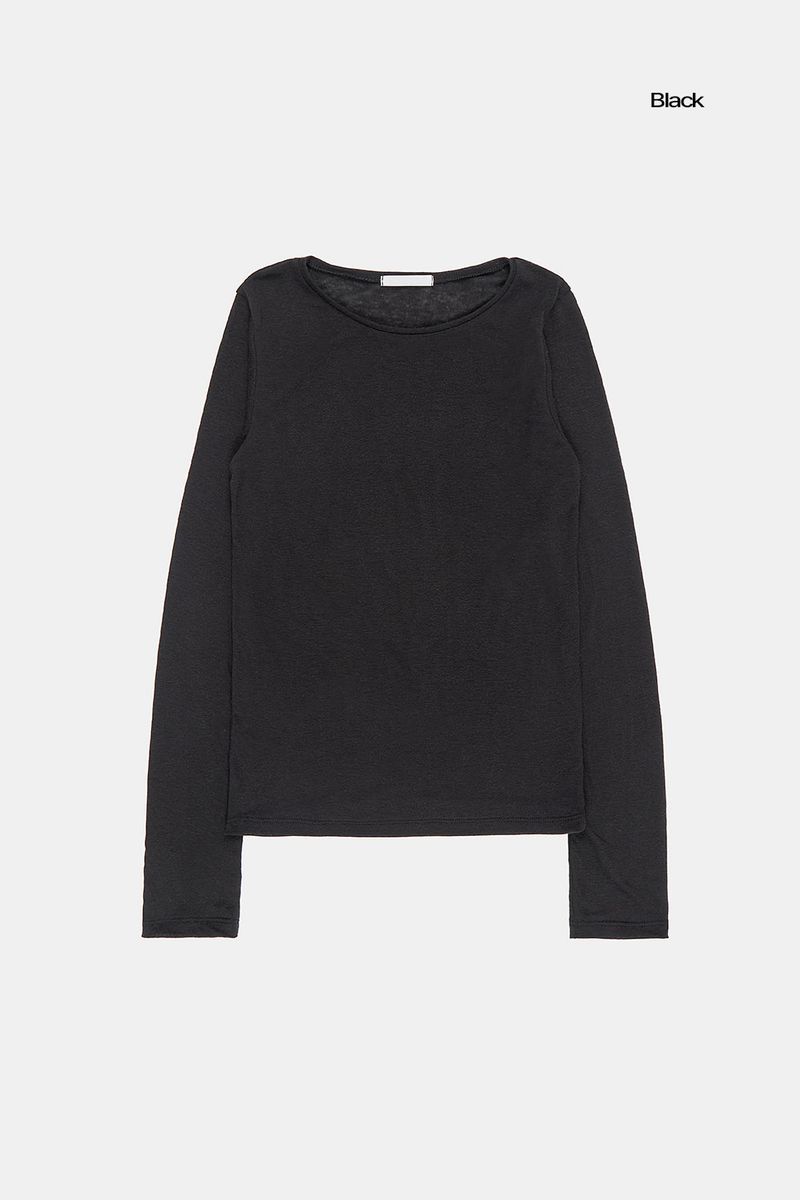 Mild see-through long sleeve