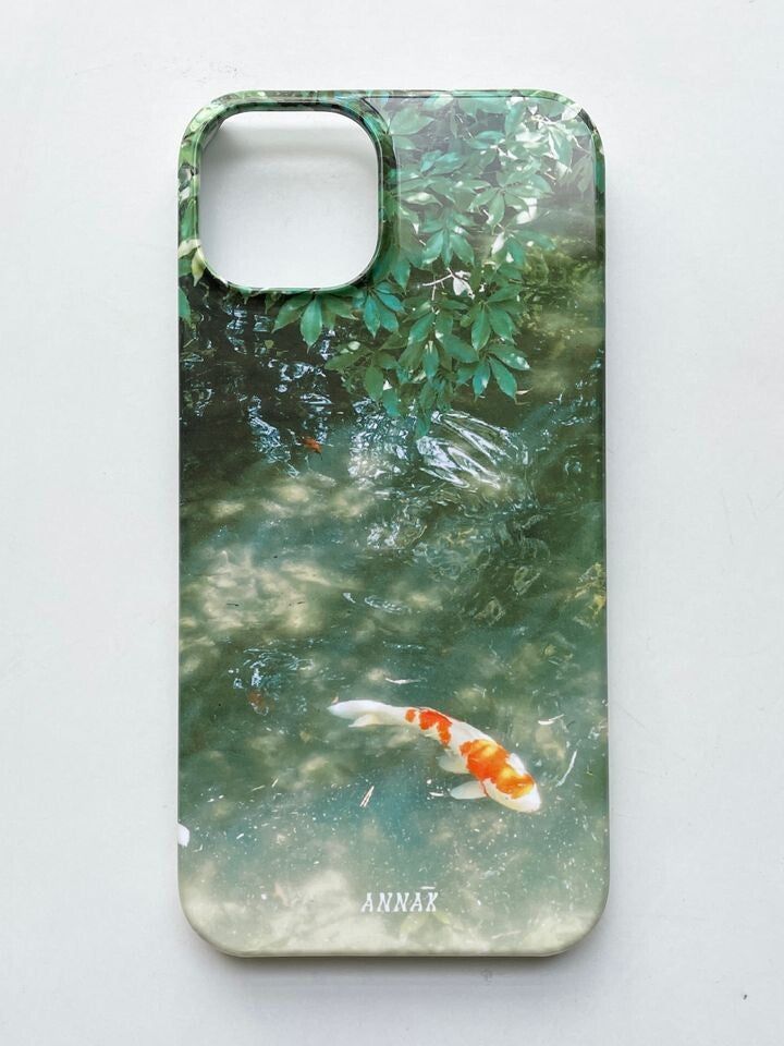 [green breeze koi goldfish hard case]