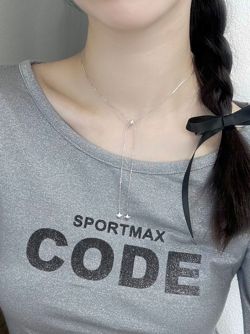 Twin Star Necklace