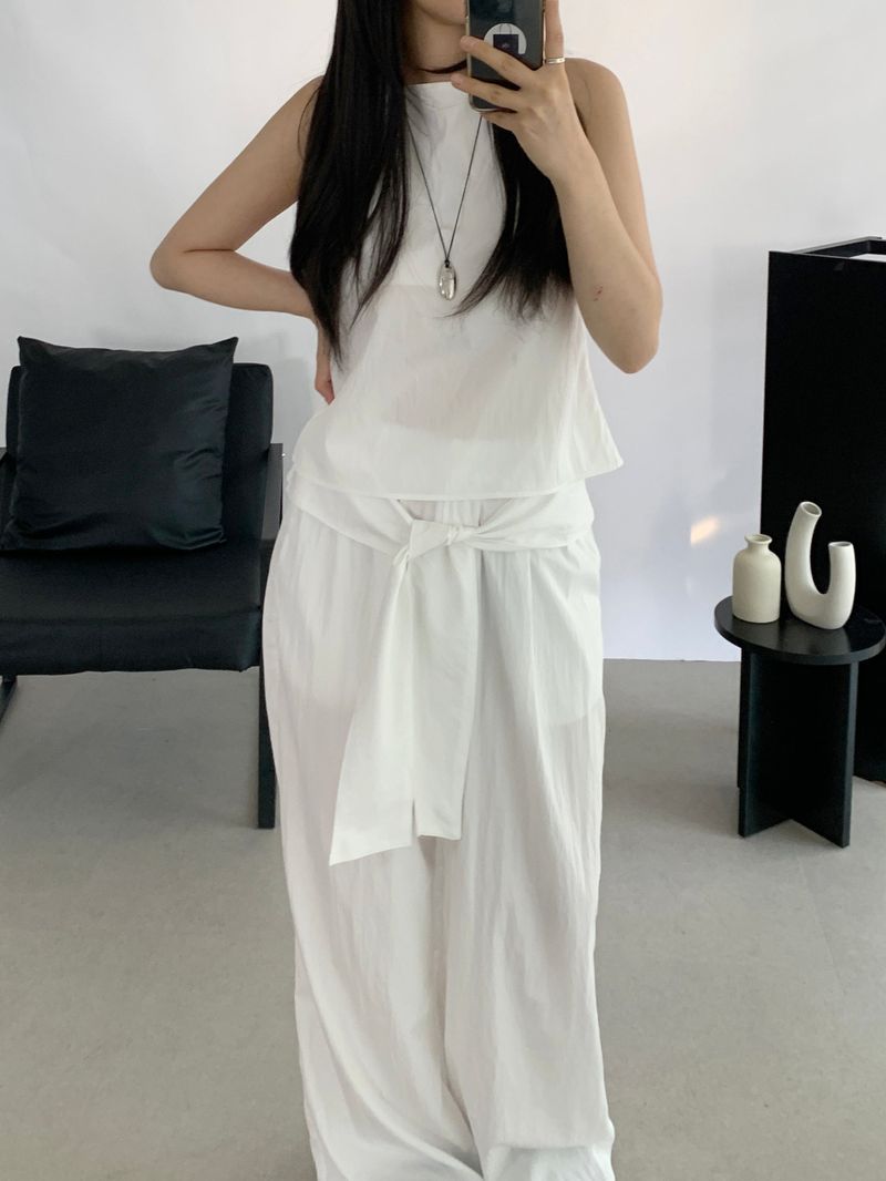 Raina scarf banding pants