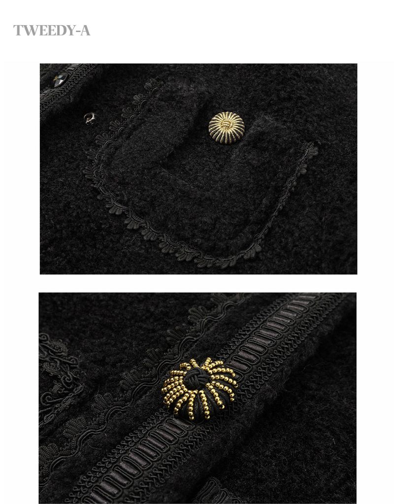 Maximal Point Dumbled Black Jacket