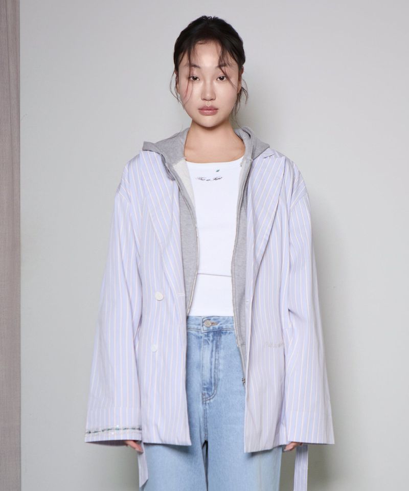 Belted Pajama Double Jacket