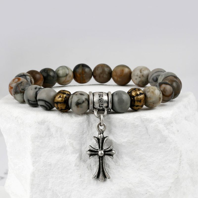 SVB-306 Julmano Onyx Vintage Natural Stone Bracelet