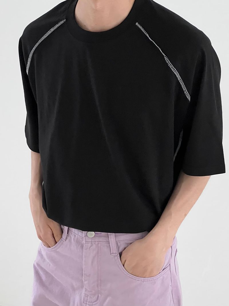 Turbid pink cotton pants
