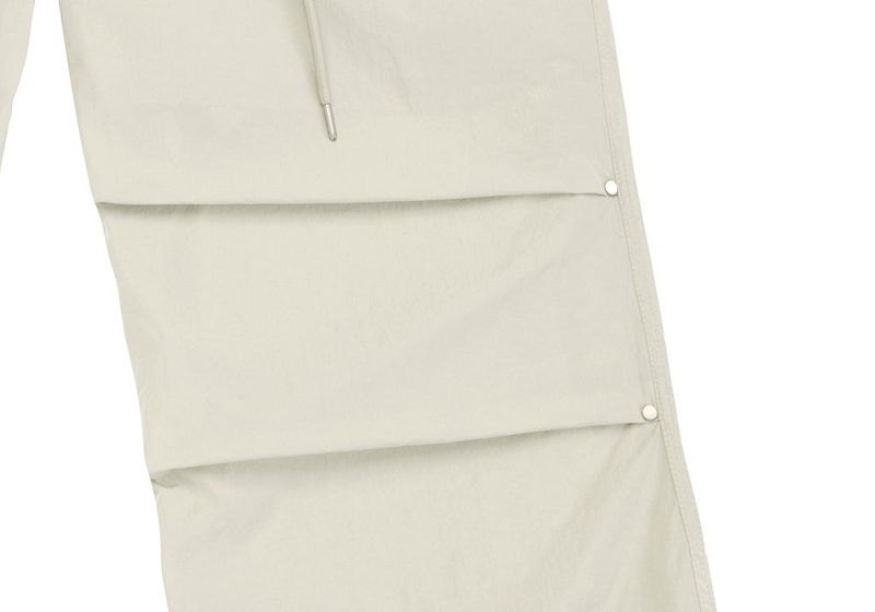 HIDDEN BUTTON PANTS_ BEIGE