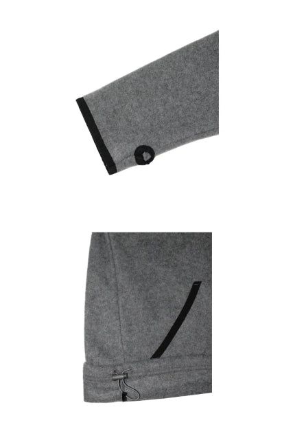 FLEECE FINGER-HOLE HOOD TOP