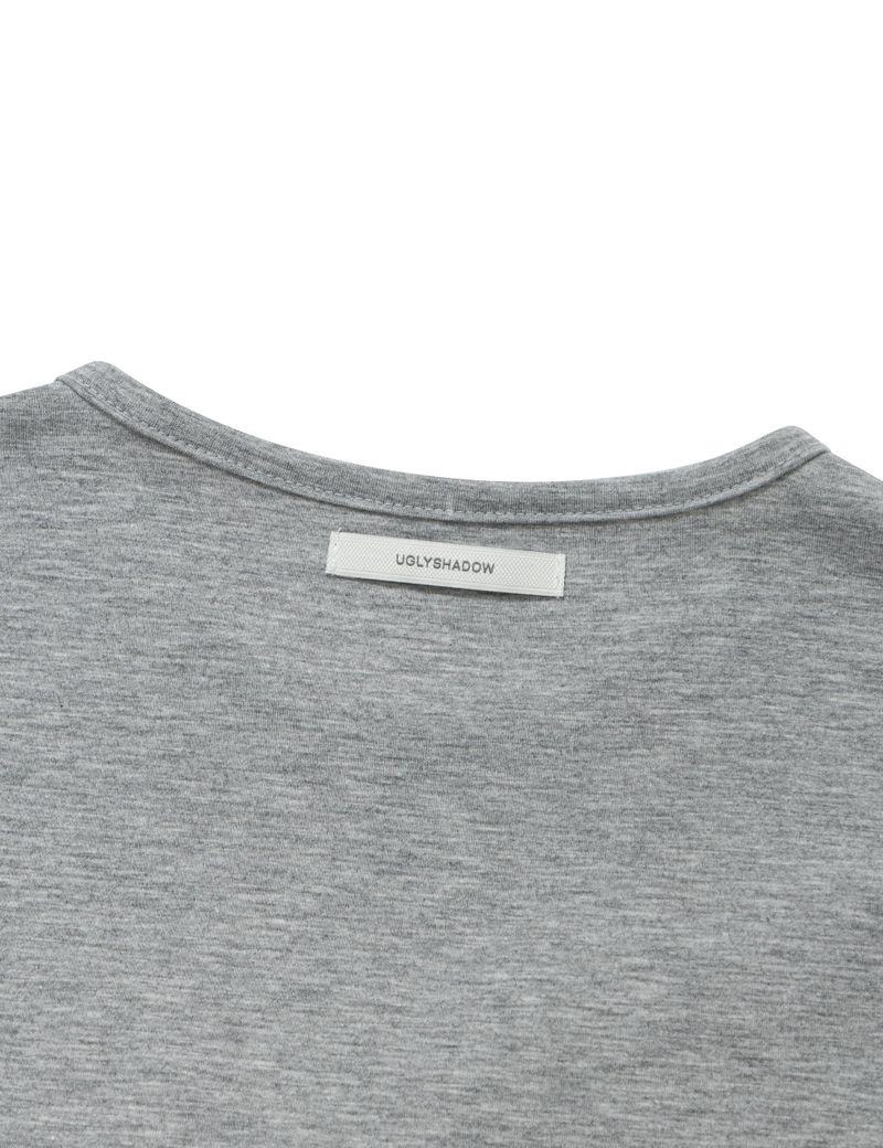 RIBBON T-SHIRT(GREY)