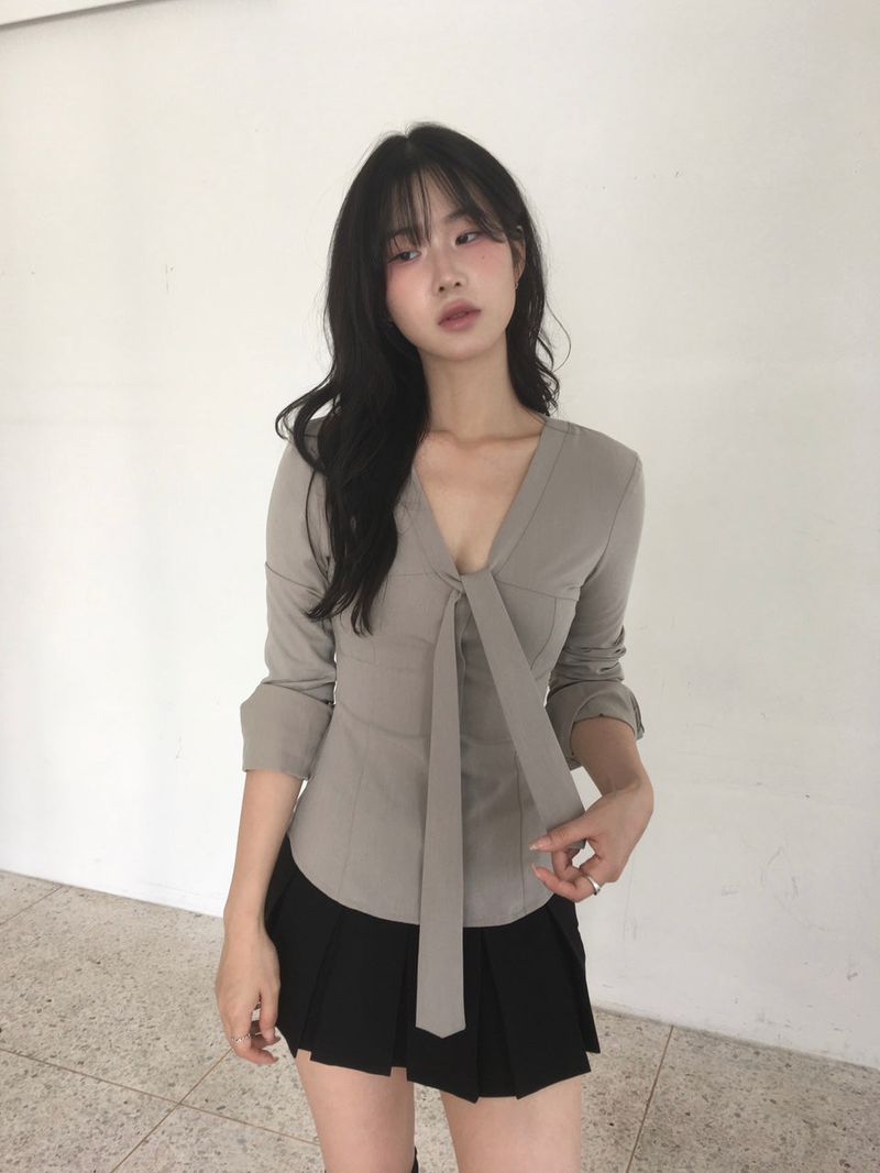 Tie Snap Blouse