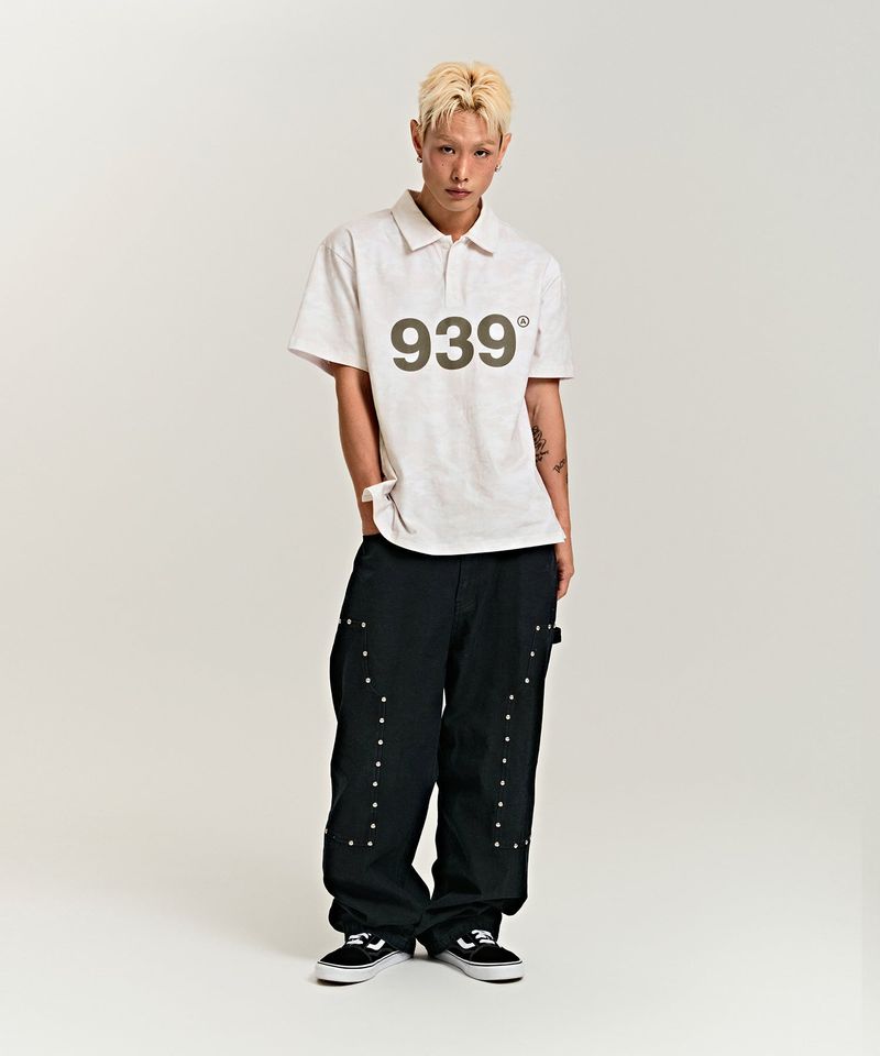 939 LOGO POLO T-SHIRTS (BEIGE/CAMO)