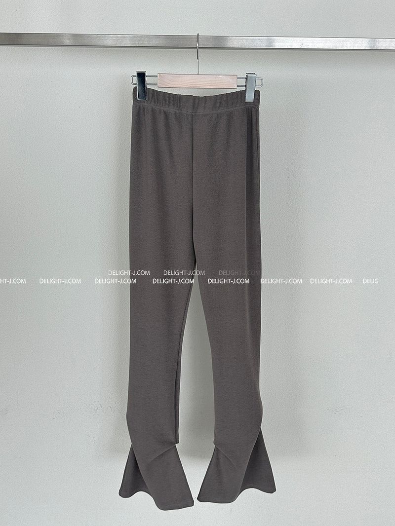 Pintuck Shirring Bootcut Long Pants