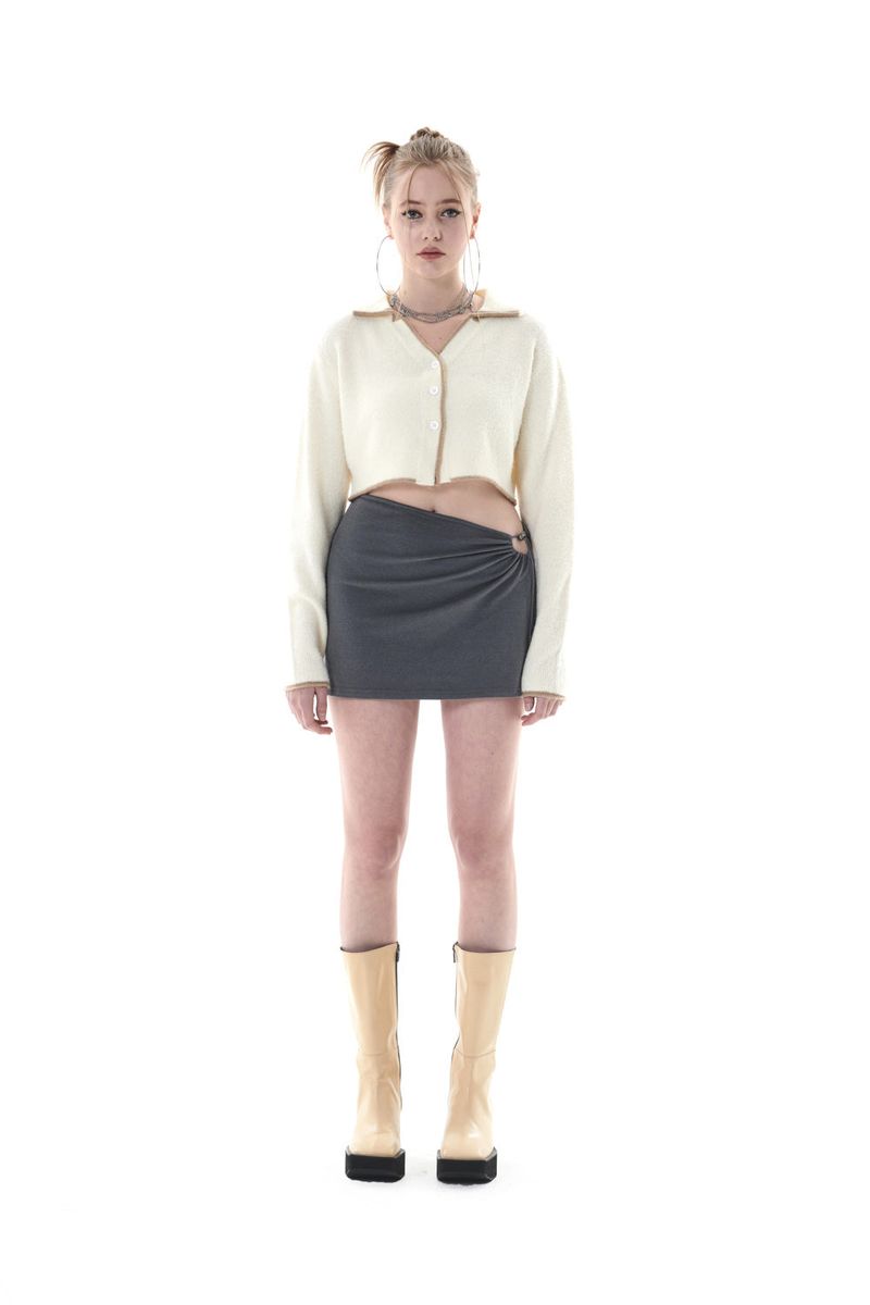 CUT OUT MINI SKIRT