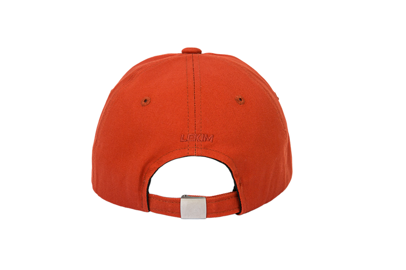 LEKIM EMBROIDERY ORANGE CAP