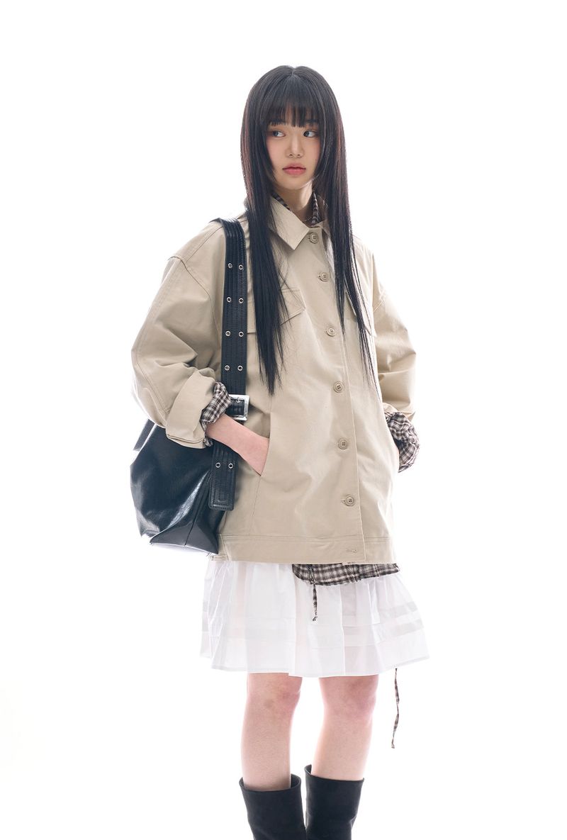 Vesper loose cotton jacket