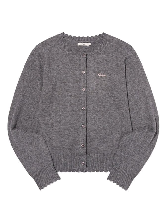 KIRSH（キルシー）の「KIRSH ソフトタッチカーディガン【チャコール】（Tops）」