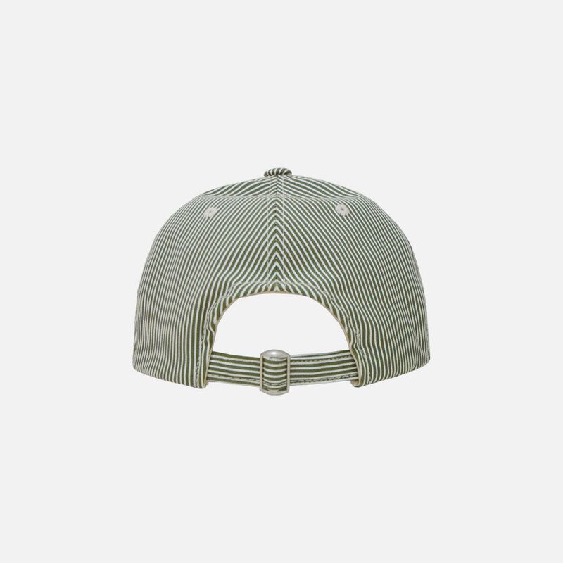 STRIPE CURVE CAP (DARK GREEN)