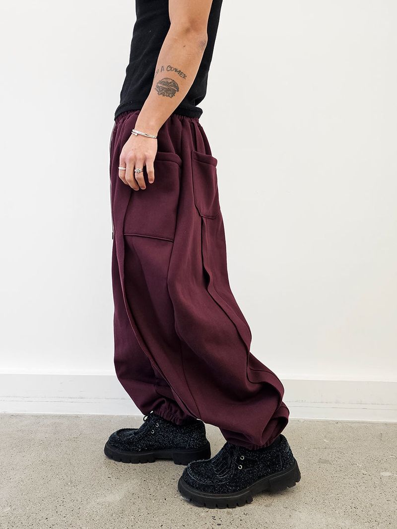 VENTIQUE Wave fleece jogging pants 4color