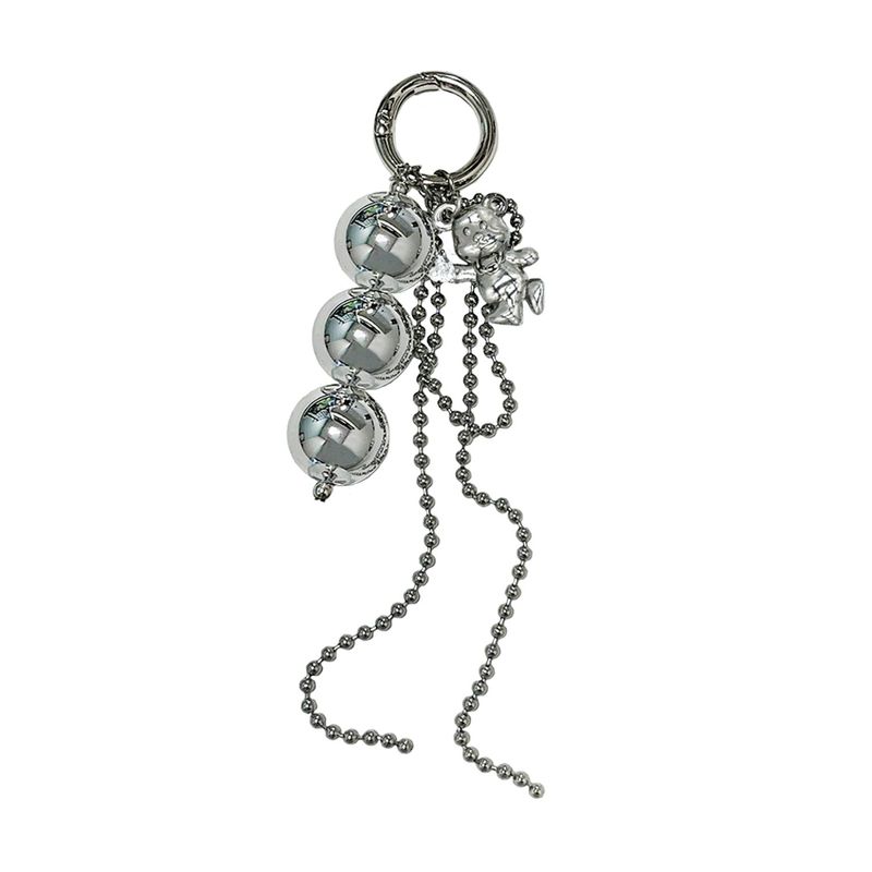 RANDOMOFF（ランダムオフ）の「Cubic metallic Bear keyring [silver]（Fashion Accessories）」