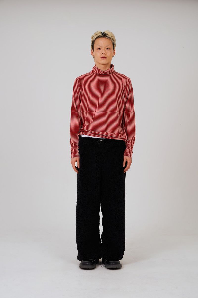 COLOR POP TURTLENECK T-SHIRTS - RED
