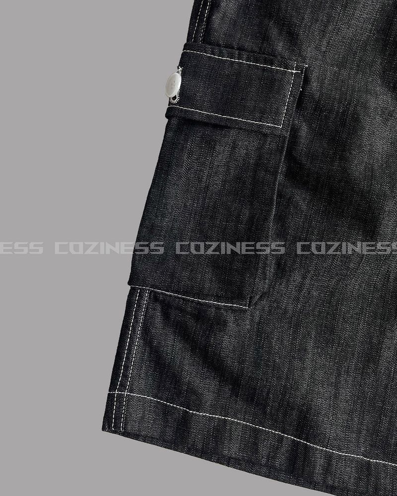 SI denim cargo shorts