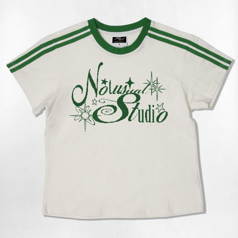 Pixel Studio Semi Crop T-Shirts - 6COLOR
