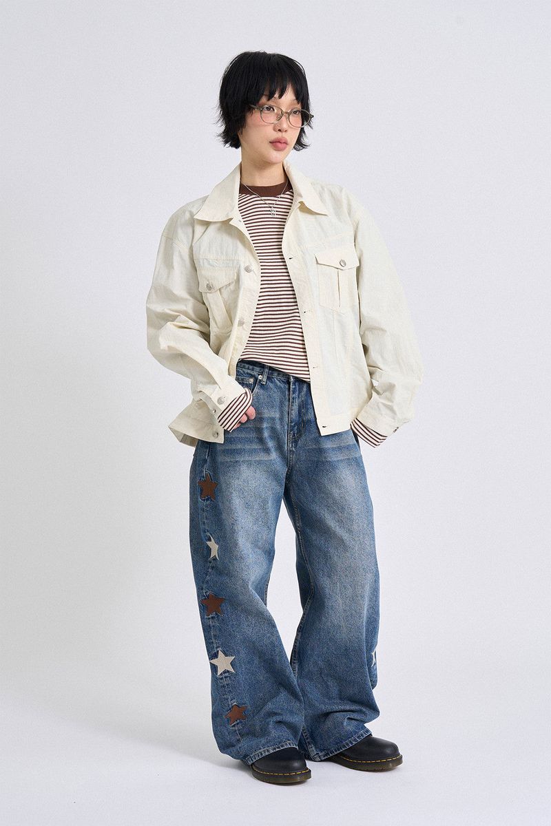 Coates nylon trucker jacket